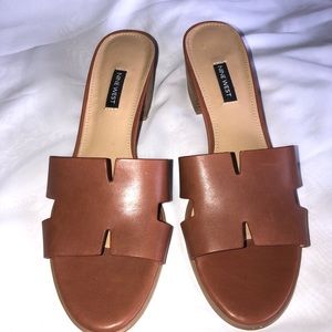 Brown sandals size 11